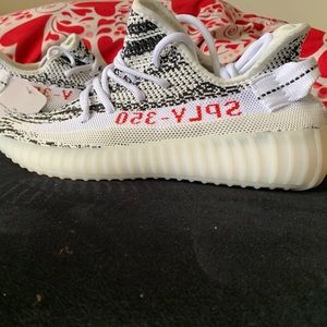 Not auth yezzy zebra tennis shoes